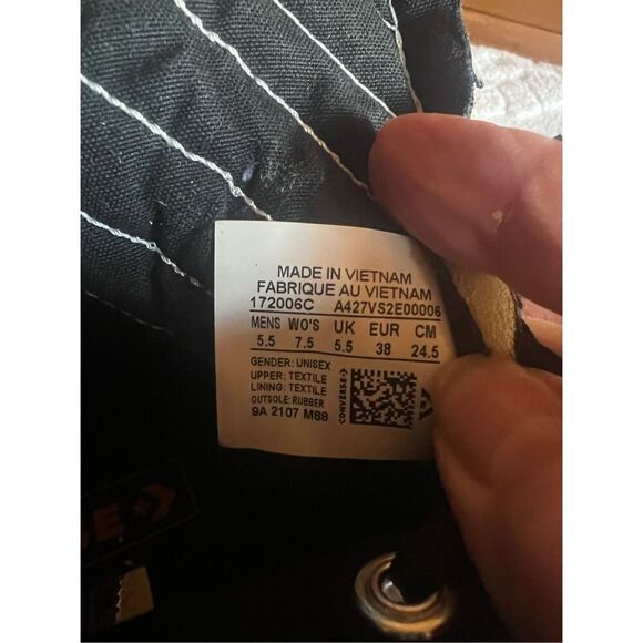 Converse Unisex Chuck Taylor 70 Varsity Hi  Womans Sz 7.5 - Picture 8 of 8